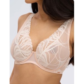 Кружевной бюстгальтер бралетт Alles CREME BRULEE M bralette, Цвет: бежевый, Размеры: 70E