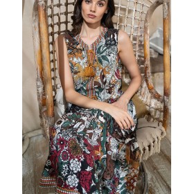 Длинный сарафан Mia-Amore PALMETTA (Palmira) 5348, Цвет: мультиколор, Размеры: M