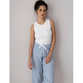 Пижама с полосатыми брюками Sensis DAGNA, Цвет: белый, Размеры: S