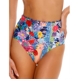 Высокие плавки Agua Bendita 15145 ALICIA VESSEL, Цвет: синий, Размеры: L