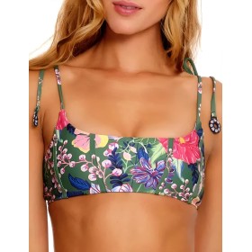 Купальный бюст-топ Agua Bendita 15151 GENOVEVA VESSEL, Цвет: зеленый, Размеры: S