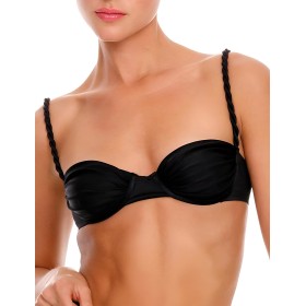 Черный купальный бюст Agua Bendita 17062 ANKARA SILVER, Цвет: черный, Размеры: L