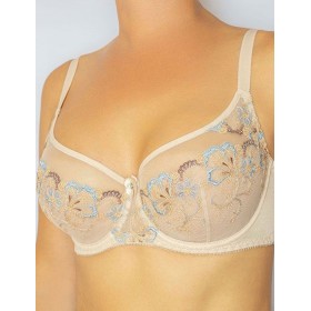 Мягкий бюстгальтер Albina L EMMA 7052 пион с голубым, Цвет: пион с голубым, Размеры: 75B
