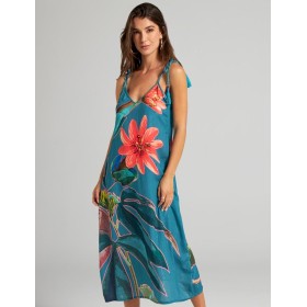 Пляжное платье Cosita Linda 25033C EXOTIC GARDEN, Цвет: мульти, Размеры: M