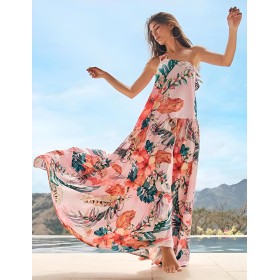 Легкий сарафан Cosita Linda 25055C EXOTIC LEAVES, Цвет: мульти, Размеры: M