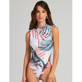 Купальник с открытой спиной Cosita Linda 25107M REFINED RESORT, Цвет: мульти, Размеры: L