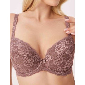 Бюстгальтер с вкладышами пуш-ап Elli 8040 кофейно-розовый, Цвет: кофейно-розовый, Размеры: 75B