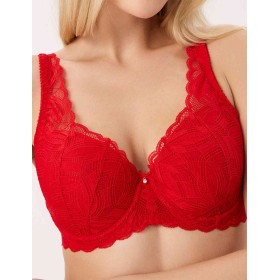 Бюстгальтер с поролоном Elli 3037 красный, Цвет: красный, Размеры: 80G