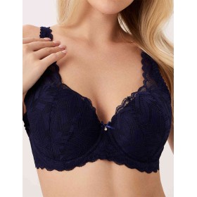 Бюстгальтер с поролоном Elli 3037 темно-синий, Цвет: темно-синий, Размеры: 80G