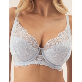 Кружевной бюстгальтер с поролоном Esotiq BLUEBERRY 4255 голубой, Цвет: голубой, Размеры: 75F