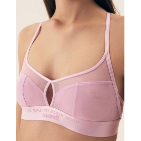 Эластичный бюстгальтер без кости Esotiq LIRAGE 42498 розовый, Цвет: розовый, Размеры: M