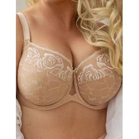Бюстгальтер с подкроем Kris Line DOLCE soft full cup телесный, Цвет: телесный, Размеры: 70E