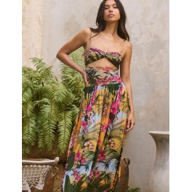 Пляжное платье Agua Bendita 15425 MALAY VENTURA, Цвет: темно-зеленый, Размеры: L