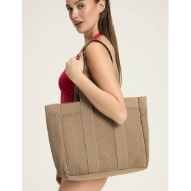 Сумка пляжная Esotiq BARI 44333 песочный, Цвет: песочный, Размеры: UN