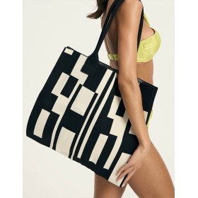 Сумка пляжная Esotiq MILAN 44334 черный, Цвет: черный, Размеры: UN