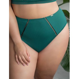 Высокие плавки женские Kris Line TARIFA briefs high waist, Цвет: изумрудный, Размеры: M