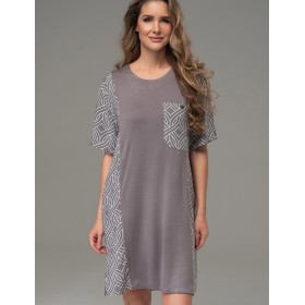 Туника с короткими рукавами Mia-Amore DAMASK 5253, Цвет: серый, Размеры: 4XL/5XL