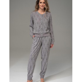 Домашний комплект Mia-Amore DAMASK 5255, Цвет: серый, Размеры: 3XL