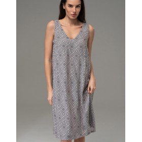 Свободное платье-сорочка Mia-Amore DAMASK 5361, Цвет: серый, Размеры: M