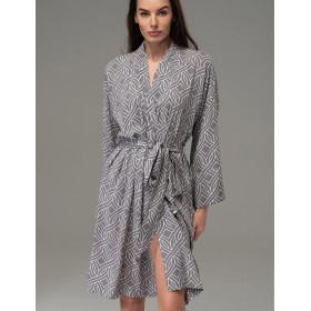 Домашний халат Mia-Amore DAMASK 5363, Цвет: серый, Размеры: L/XL