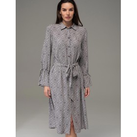 Платье-рубашка Mia-Amore DAMASK 5369, Цвет: серый, Размеры: 3XL