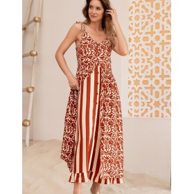 Длинное платье-сарафан Mia-Amore LUIGIANNA 5471, Цвет: мультицвет, Размеры: M