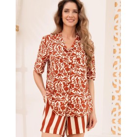 Комплект с полосатыми шортами Mia-Amore LUIGIANNA 5472, Цвет: мультицвет, Размеры: XL