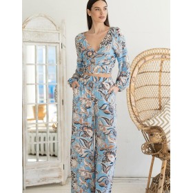 Лёгкий костюм из вискозы Mia-Amore VITA 5185, Цвет: мультиколор, Размеры: L