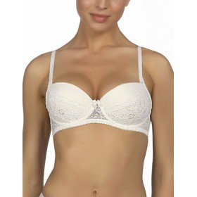 Бюстгальтер балконет Amelie NINA 1009 молочный, Цвет: молочный, Размеры: 75B