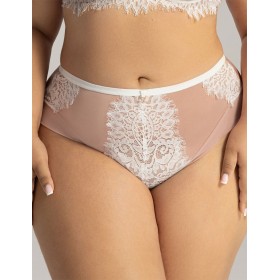 Трусики бразилиана Ava BLISS 2151 brazyliany creamy biscuit, Цвет: капучино, Размеры: S