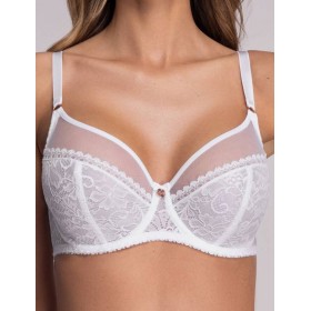 Бюстгальтер мягкий Ava CRYSTAL 1396 M белый, Цвет: белый, Размеры: 85E