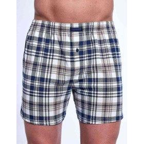 Свободные трусы шорты Cornette 002/008-20 COMFORT темно-синий/белый, Цвет: темно-синий/белый, Размеры: L