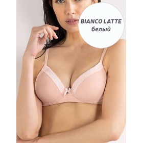 Бюстгальтер пуш-ап без косточек Sielei DARLING 1876 bianco latte, Цвет: bianco latte (белый), Размеры: 75B