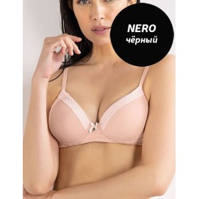 Бюстгальтер пуш-ап без косточек Sielei DARLING 1876 nero, Цвет: nero (черный), Размеры: 75B