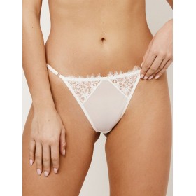 Мини-труски бразилиана Subtille KITTY MILK mini, Цвет: молочный, Размеры: L