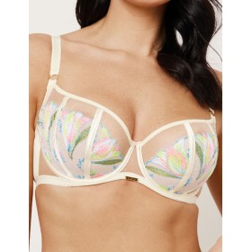 Мягкий бюстгальтер балконет Subtille MONACO YELLOW soft balconette, Цвет: светло-желтый, Размеры: 75C