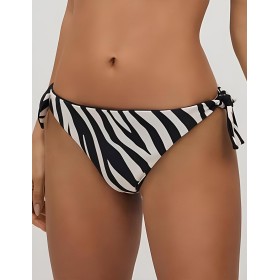 Двусторонние плавки на завязках Ysabel Mora ANTAO 83065, Цвет: черный/белый, Размеры: M