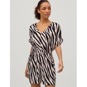 Пляжный комбинезон Ysabel Mora ANTAO 86156, Цвет: черный/белый, Размеры: M