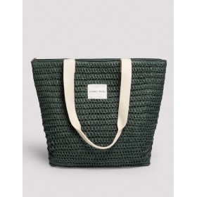 Сумка для пляжа Ysabel Mora ILHA DE MEL 86207 тёмно-зелёный, Цвет: тёмно-зелёный, Размеры: UN