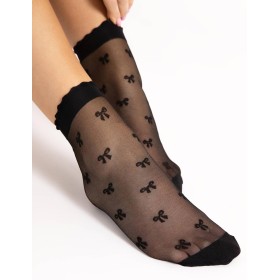 Полупрозрачные носки Fiore 1145/G HEY BABY 15 den черный, Цвет: черный, Размеры: UN
