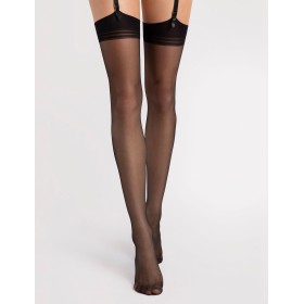 Чулки под пояс Fiore 4009/O MARLENA 20 den черный, Цвет: черный, Размеры: 4