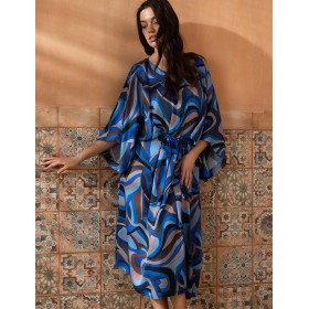 Свободная туника Mia-Amore SAINT-TROPEZ 4603, Цвет: синий, Размеры: 4XL/5XL