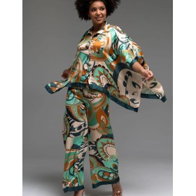 Оригинальный комплект из шёлка с вискозой Mia-Amore CAPRI 4566, Цвет: мультицвет, Размеры: 5XL