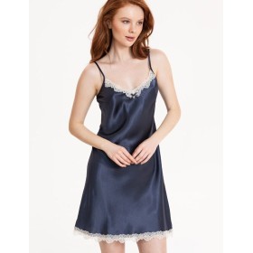 Атласная сорочка Mia-Mella JULIA CHARME 8730 черника, Цвет: черника, Размеры: XS