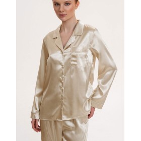 Пижама атласная Mia-Mella JULIA CHARME 8736 айвори, Цвет: айвори, Размеры: M