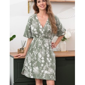 Туника из хлопка Mia-Amore MARIBEL 5484, Цвет: оливковый, Размеры: S