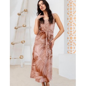 Сарафан из хлопка со льном Mia-Amore PASADENA 5540, Цвет: карамельный, Размеры: 2XL