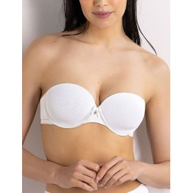 Бюстгальтер бандо с мягкими чашками Sielei DARLING 1880 bianco latte, Цвет: bianco latte (белый), Размеры: 80B