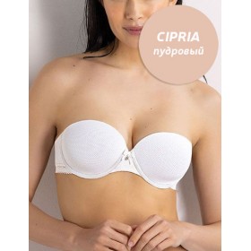 Бюстгальтер бандо с мягкими чашками Sielei DARLING 1880 cipria, Цвет: cipria (пудровый), Размеры: 80B