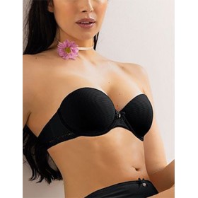 Бюстгальтер бандо с мягкими чашками Sielei DARLING 1880 nero, Цвет: nero (черный), Размеры: 80B